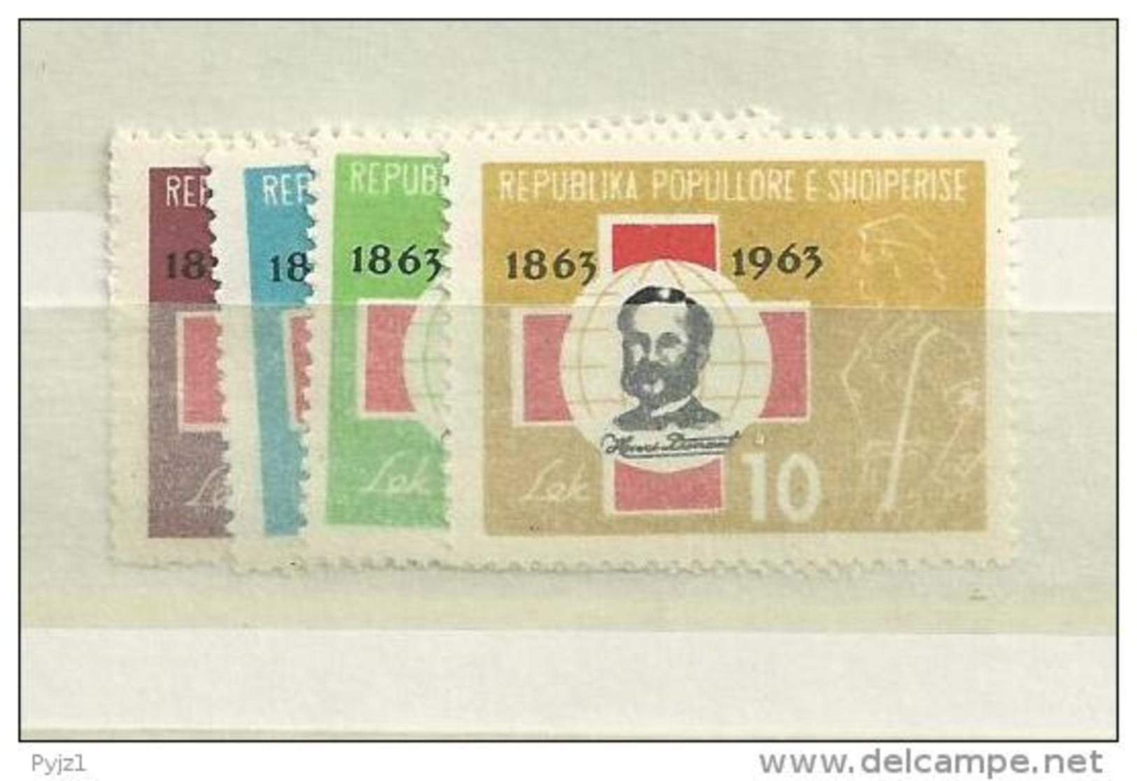 1963 MNH Albania Mi 717-20,  Postfris - Albanie