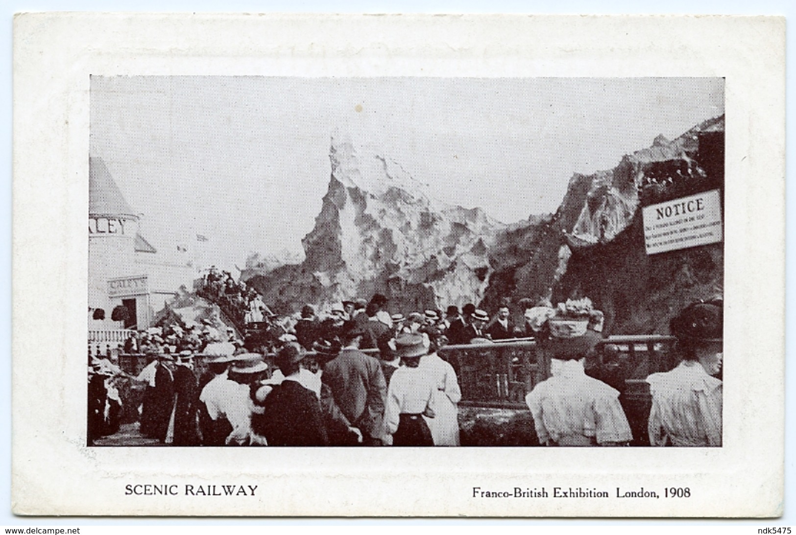 LONDON : FRANCO-BRITISH EXHIBTION, 1908 : SCENIC RAILWAY - Other & Unclassified