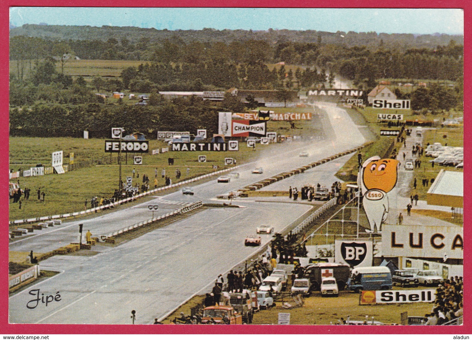 72 - LE MANS        Les 24 Heures         Le Virage FORD    1970  (postée Sur Le Circuit) - Le Mans