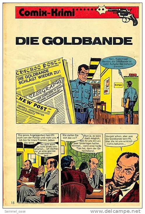 MV Comic  -  Comix Heft Nr. 5 Von Ca. 1976  -  Mit Asterix , Papi Tomata , Albert Enzian , Popeye - Sonstige & Ohne Zuordnung