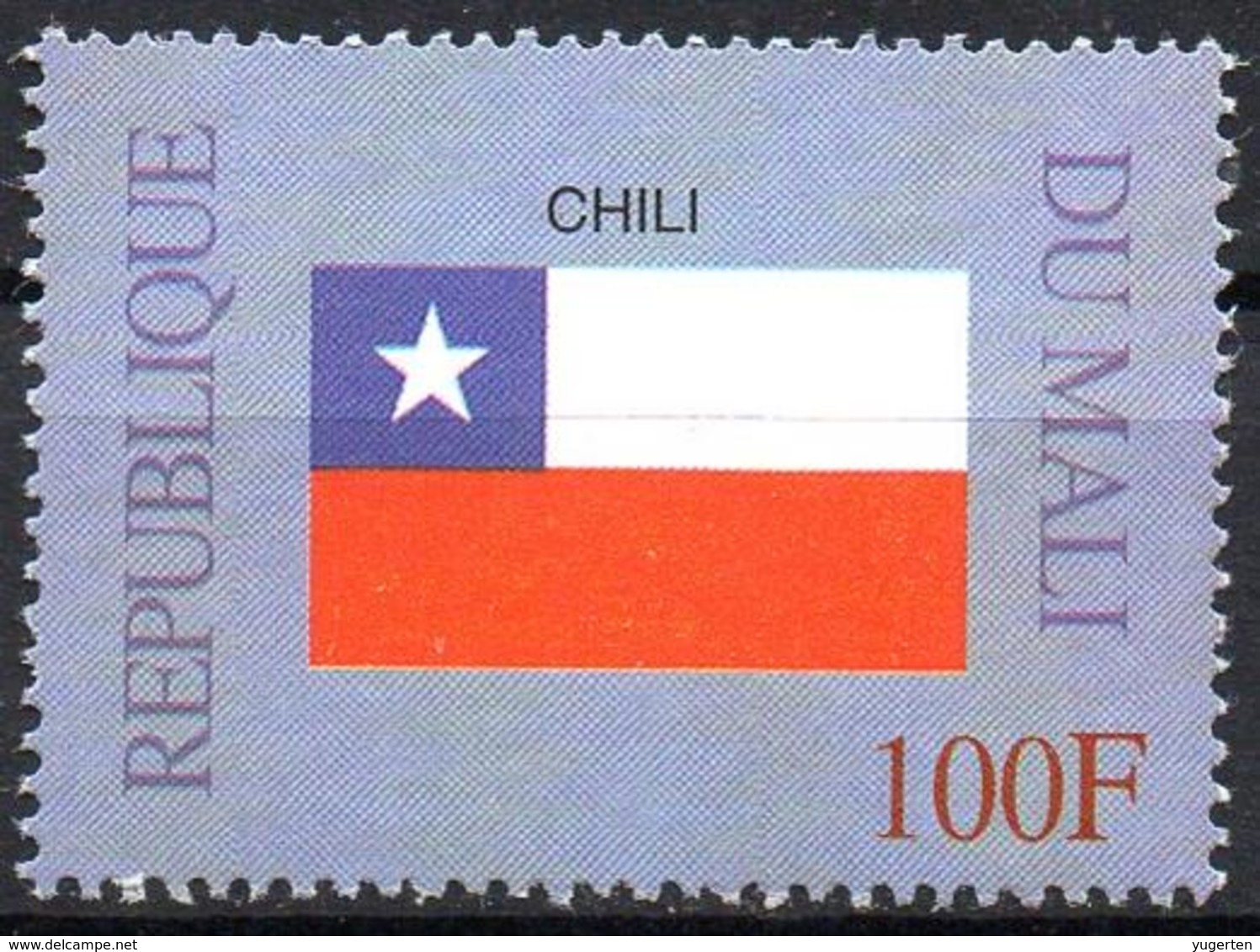 MALI 1999 - 1v - MNH** - Flag Of Chile Chili - Flags Drapeaux Fahnen Bandiere Banderas флаги - Timbres