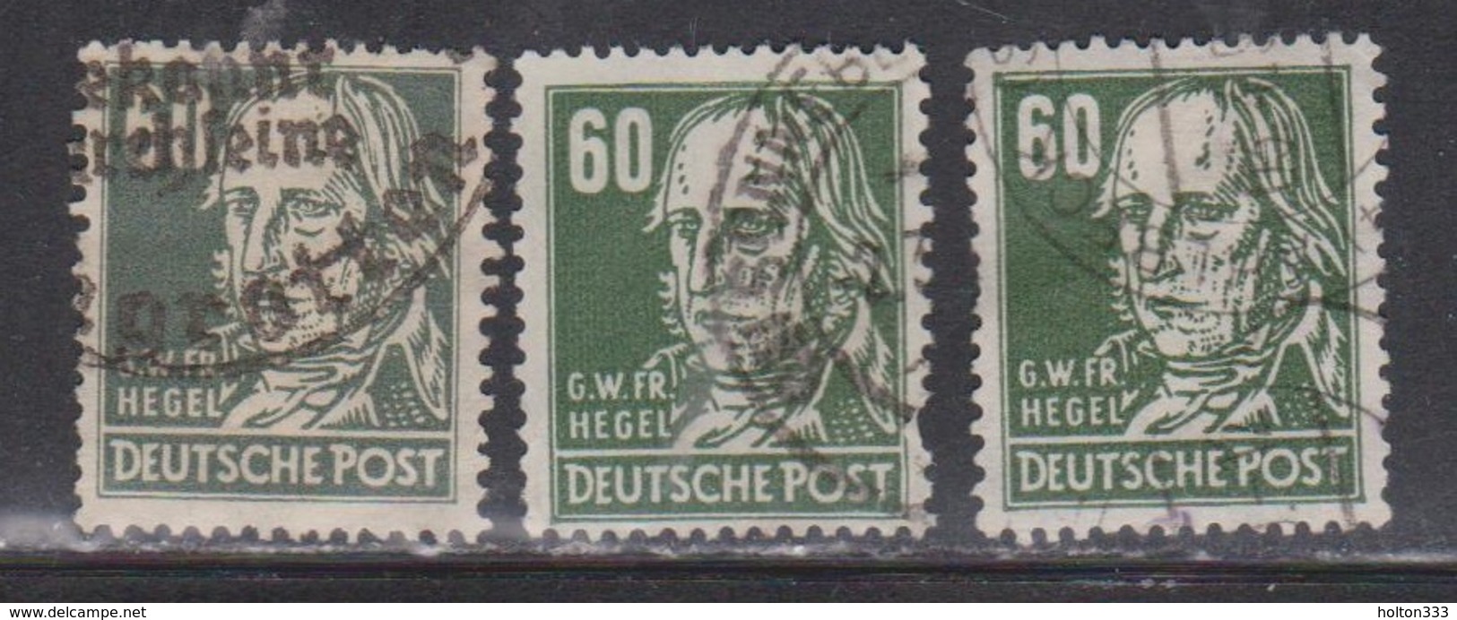 GERMANY Occupation Scott # 10N42 X 3 Used - Other & Unclassified