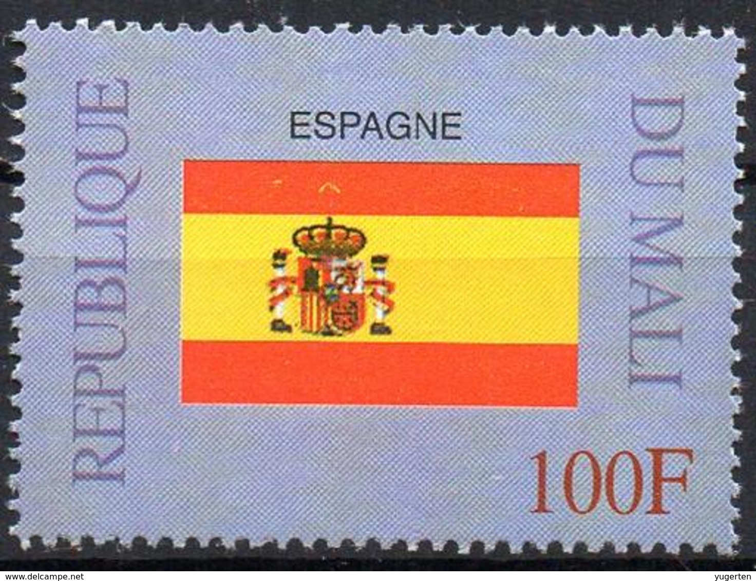 MALI 1999 - 1v - MNH** - Flag Of Spain Espagne España Flacs Drapeaux Fahnen Bandiere Banderas флаги - Stamps