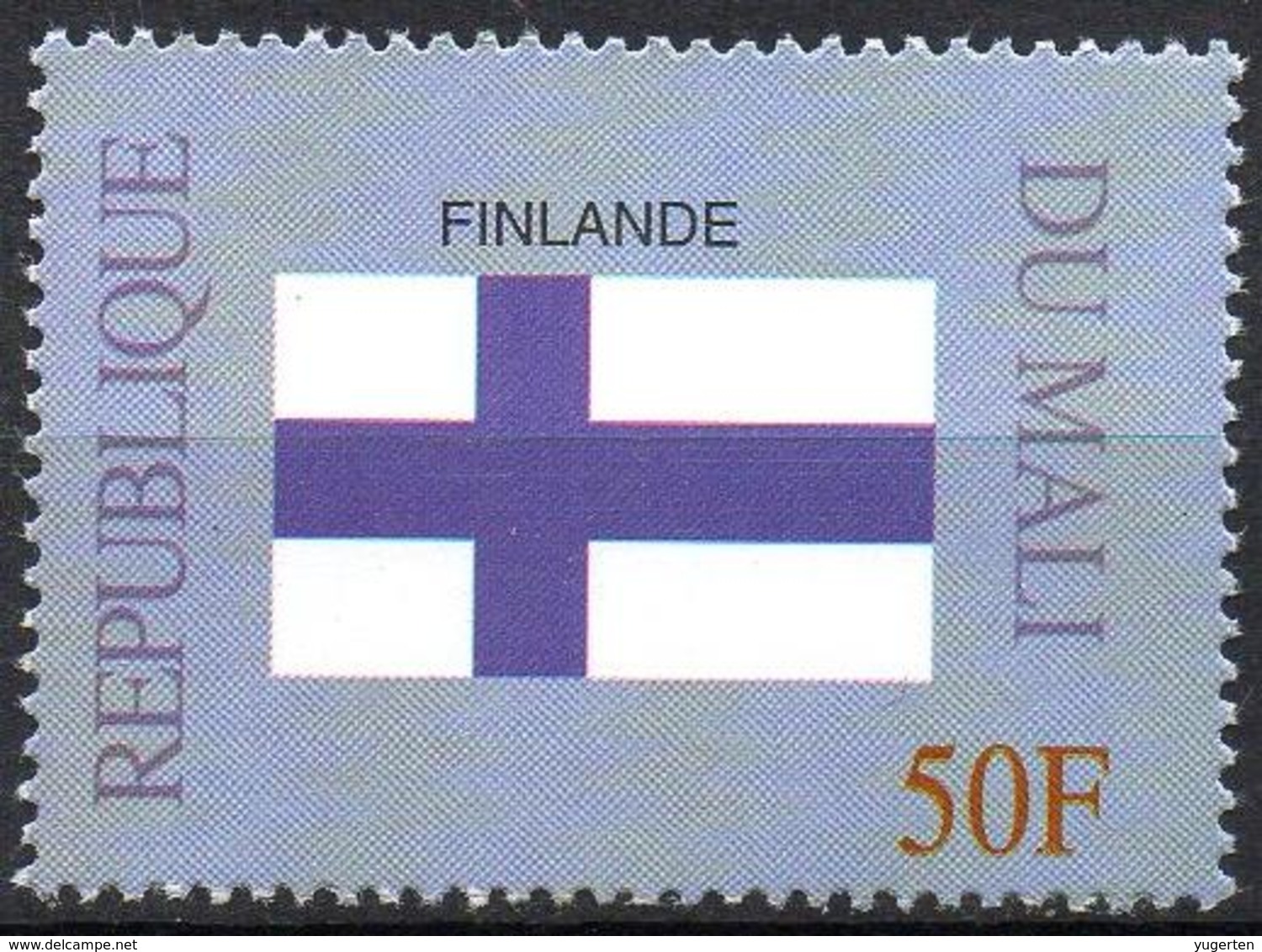 MALI 1999 - 1v - MNH** - Flag Of Finland Finlande Flags Drapeaux Fahnen Bandiere Banderas флаги - Francobolli
