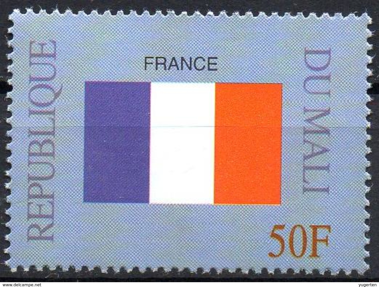 MALI 1999 - 1v - MNH** - Flag Of France Frankreich Flags Drapeaux Fahnen Bandiere Banderas флаги - Timbres