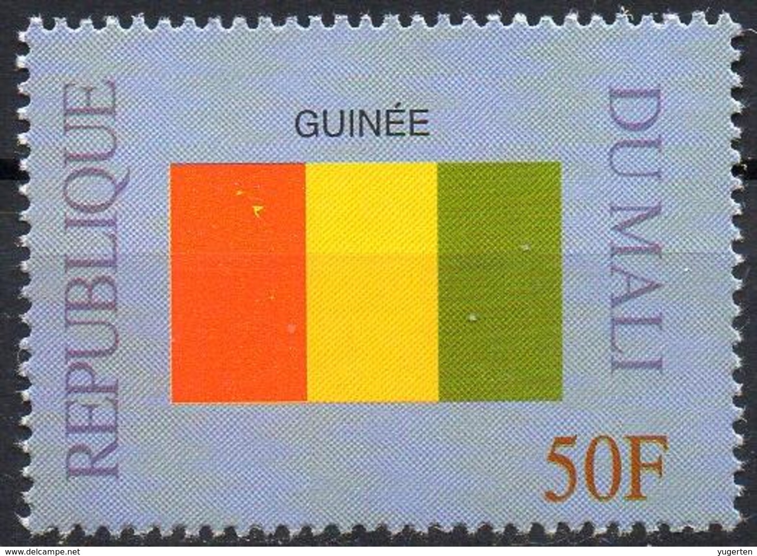 MALI 1999 - 1v - MNH** - Flag Of Guinea Guinée Flags Drapeaux Fahnen Bandiere Banderas флаги - Francobolli