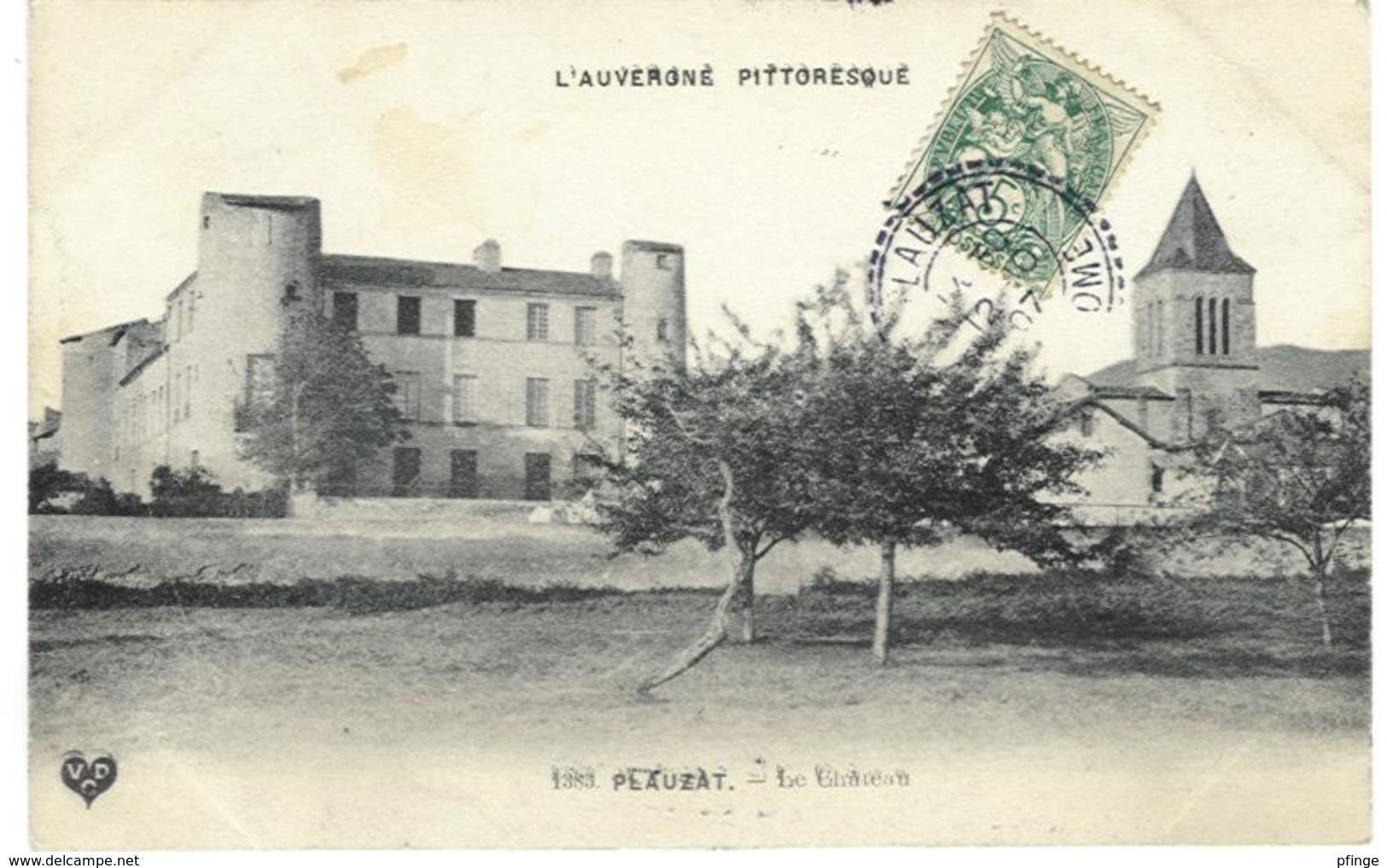 Château De Plauzat, 1907 - Autres & Non Classés