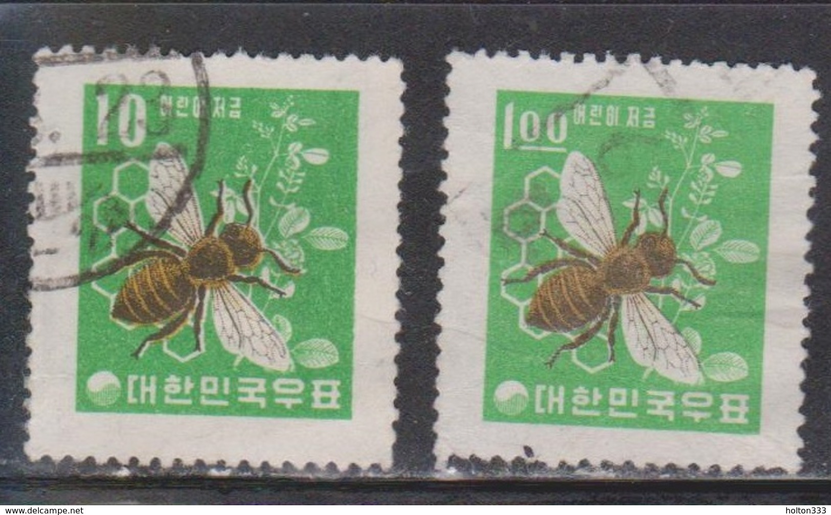 KOREA Scott # 302, 377 Used - Korea, South