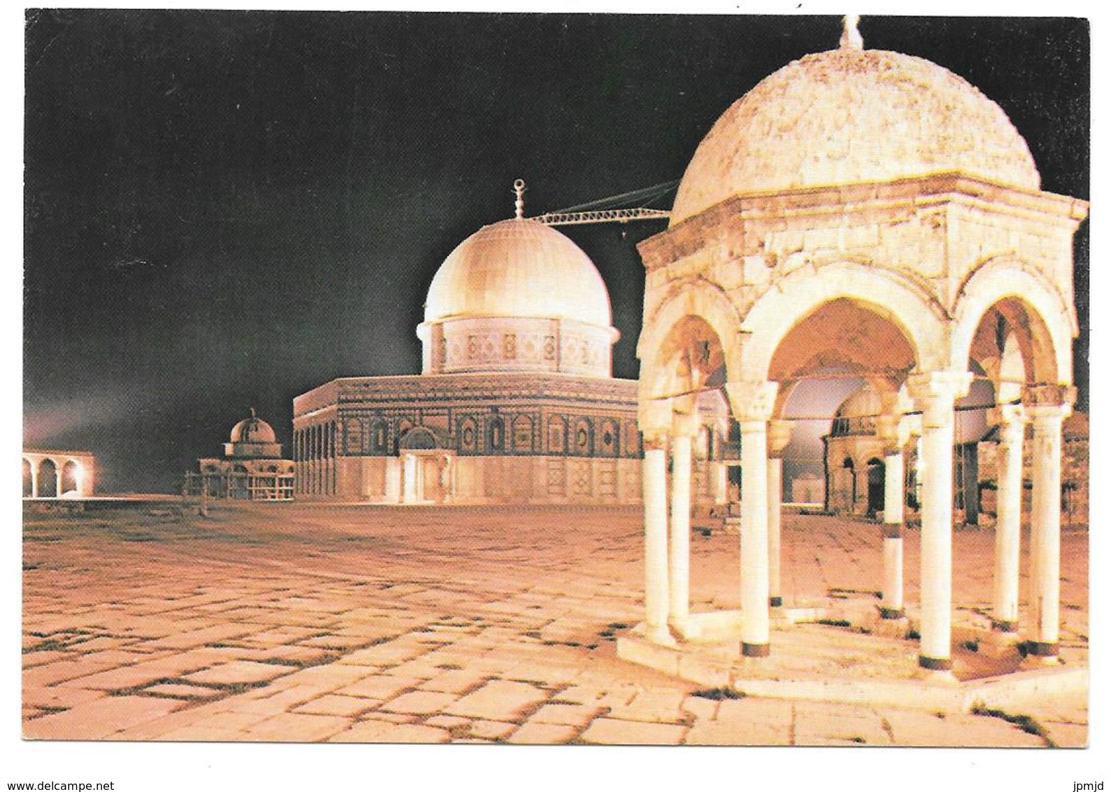 JERUSALEM - The Dome Of The Rock At Night - I. Amad N° 213 - Israel