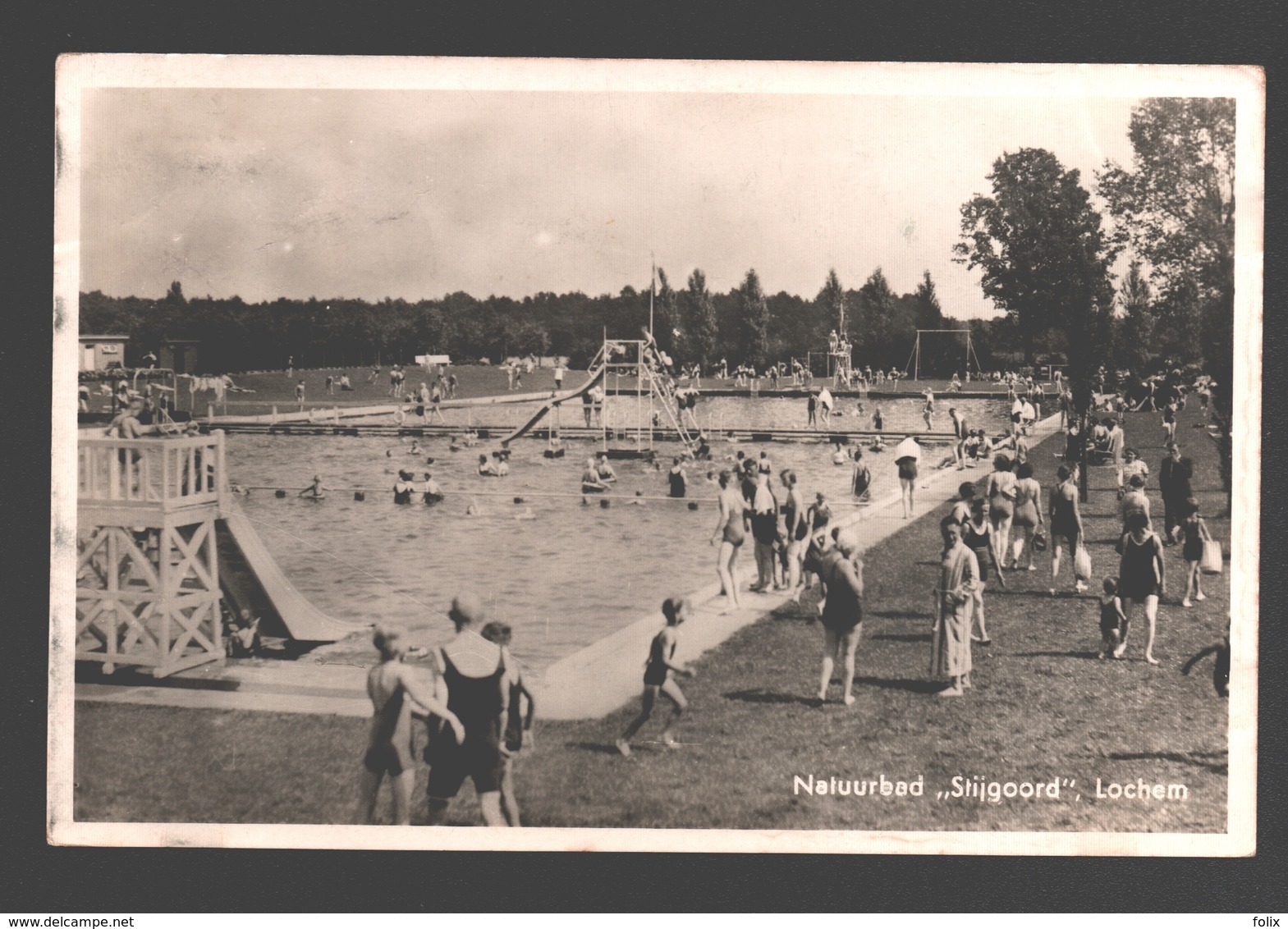 Lochem - Natuurbad 'Stijgoord' - Zeer Geanimeerd - 1950 - Uitgave Magazijn 'de Zon', Lochem - Lochem