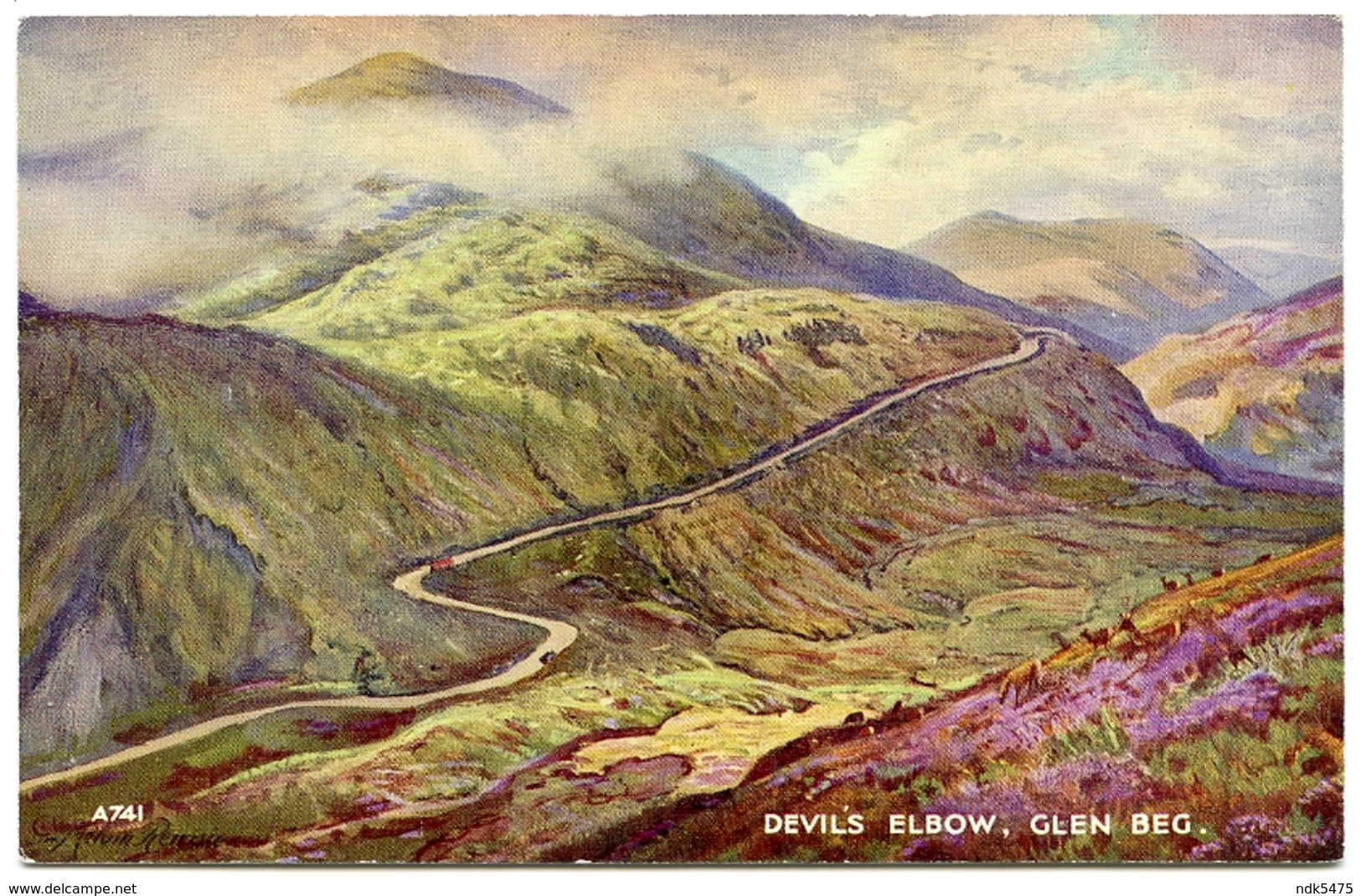 ARTIST : MELVIN RENNIE - DEVIL'S ELBOW, GLEN BEG - Other & Unclassified