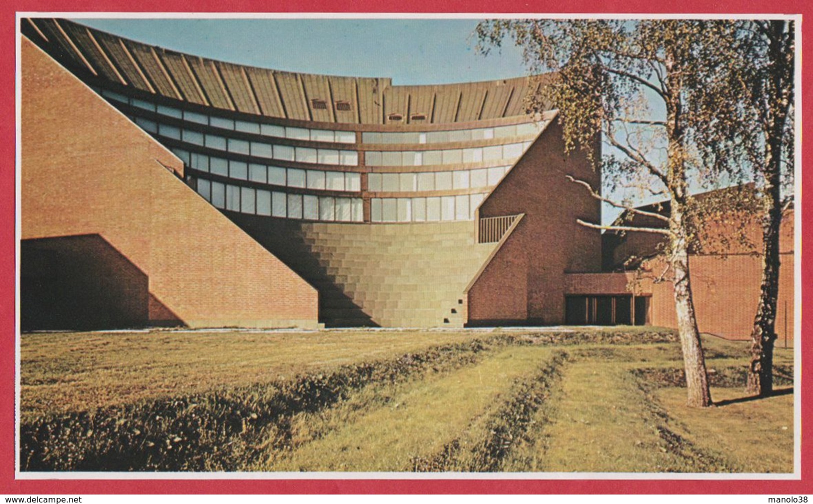 Ecole Polytechnique à Otaniemi. Architecte Alvar Aalto. Finlande. Encyclopédie De 1970. - Other & Unclassified