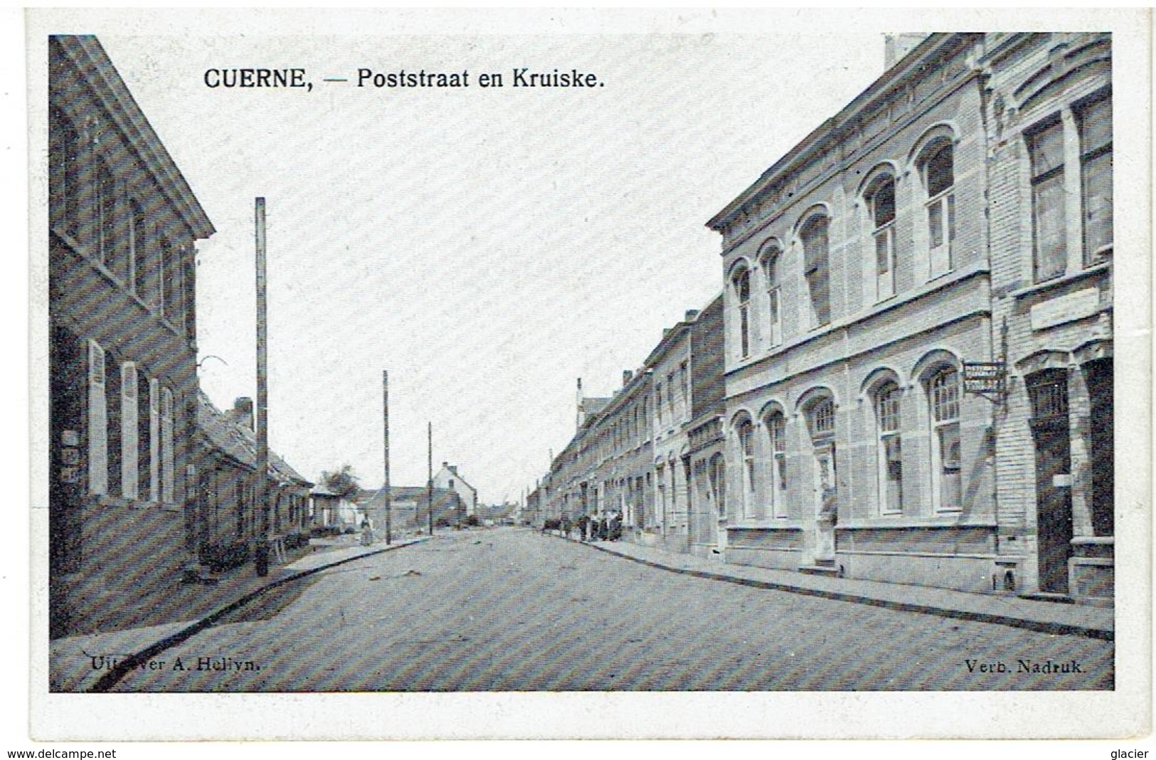 CUERNE - Poststraat En Kruiske - Kuurne