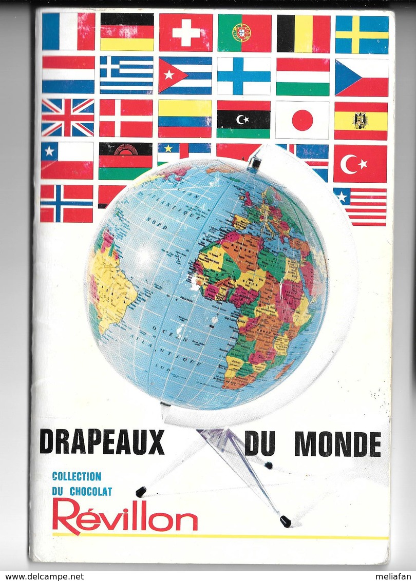 Y998 - ALBUM COLLECTEUR CHOCOLAT REVILLON - DRAPEAUX - Albums & Catalogues