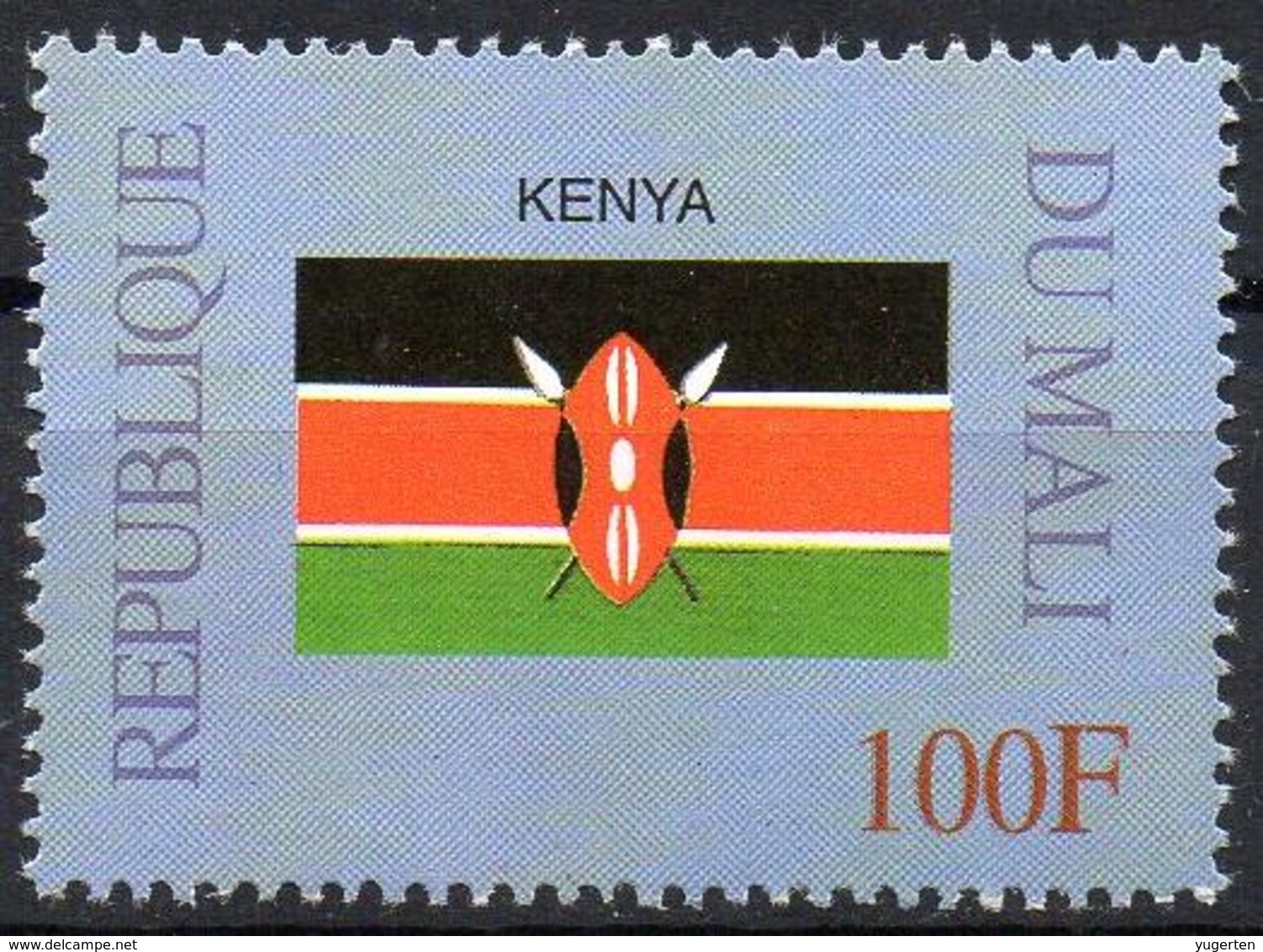 MALI 1999 - 1v - MNH** - Flag Of Kenya Flags Drapeaux Fahnen Bandiere Banderas флаги - Francobolli