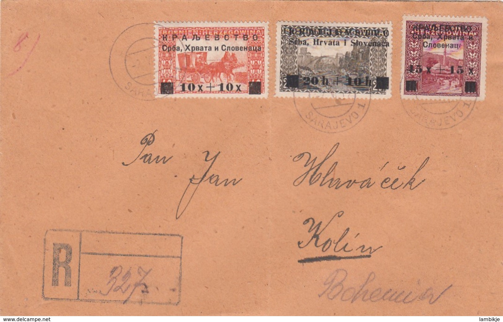 Yugoslavia R Cover 1919 - Briefe U. Dokumente