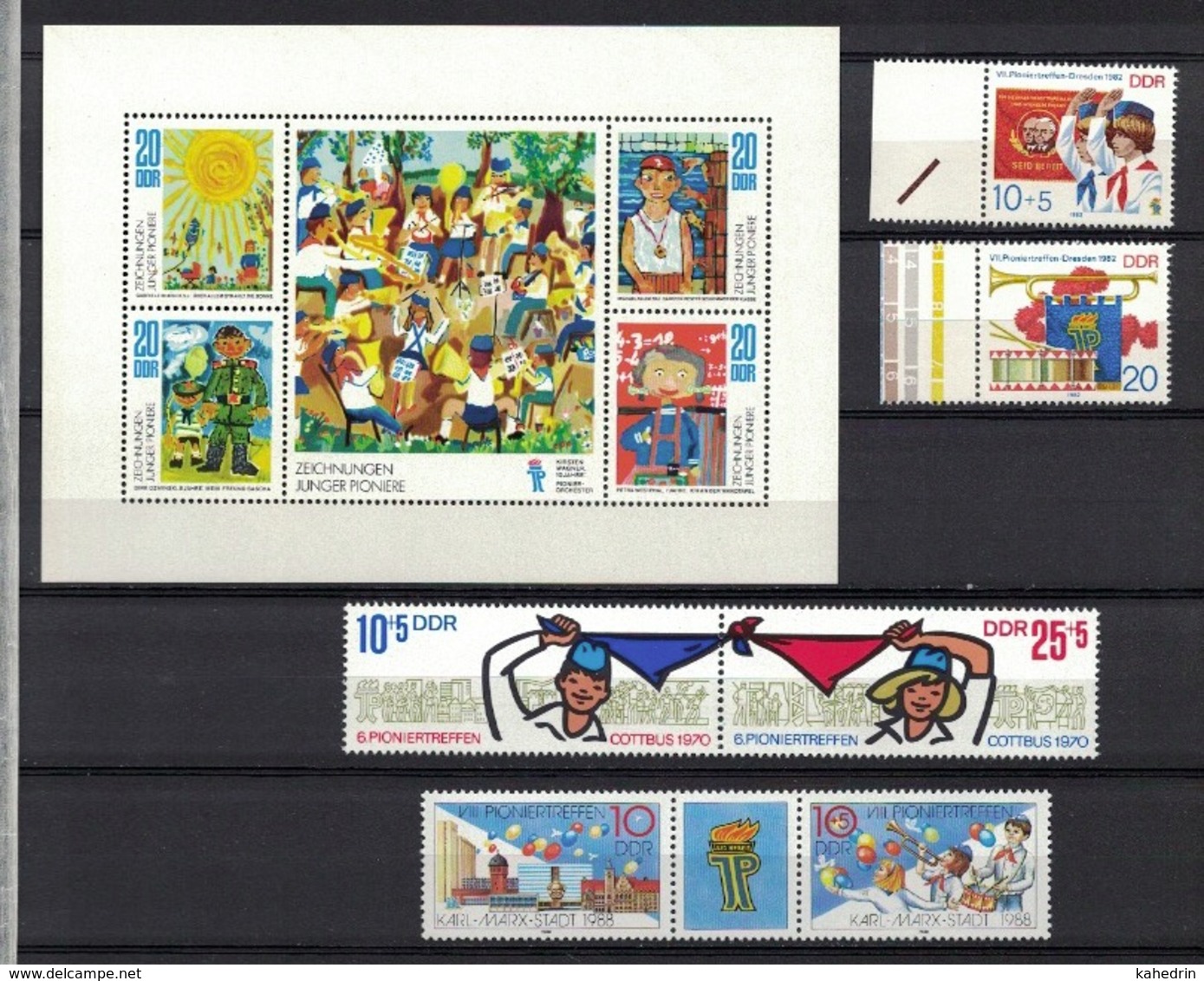 DDR Between 1970 - 1988,Young Pioneers Junge Pioniere **, MNH - Sonstige & Ohne Zuordnung