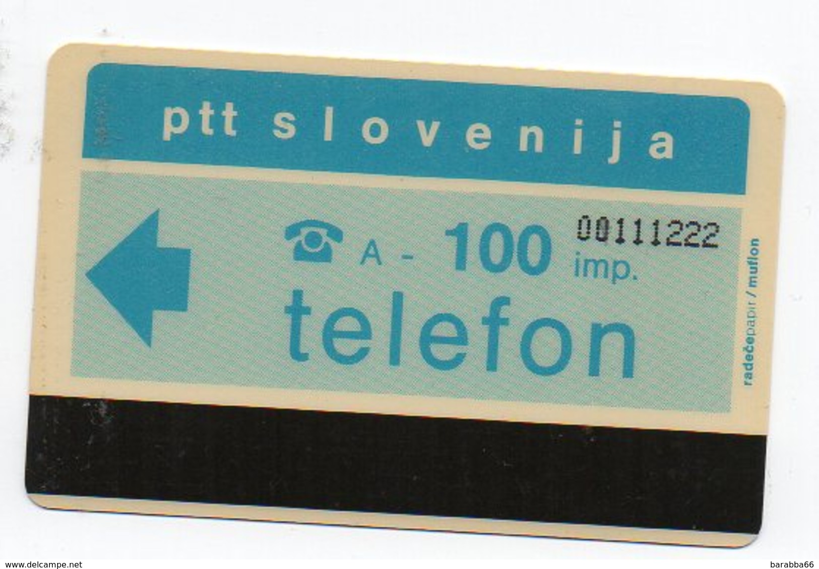 PTT Slovenija - Telefon -  100 Imp. - Slovenië