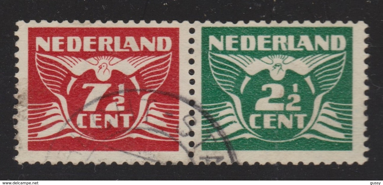 PAYS-BAS 1940:   Paire De Se-tenant,  Oblitérée - Used Stamps