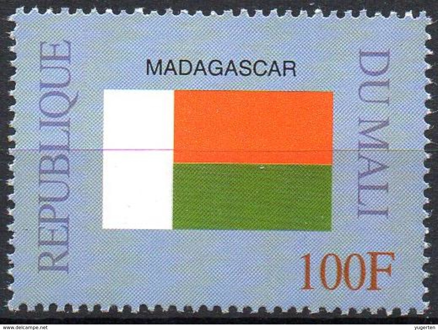 MALI 1999 - 1v - MNH** - Flag Of Madagascar Flags Drapeaux Fahnen Bandiere Banderas флаги - Francobolli