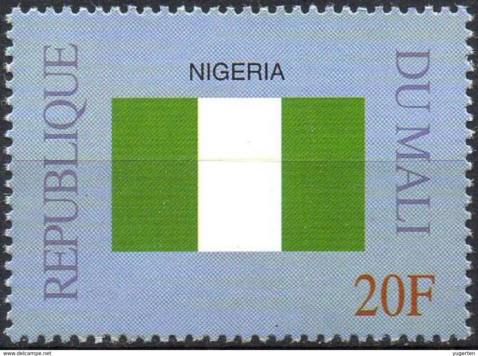 MALI 1999 - 1v - MNH** - Flag Of Nigeria Flags Drapeaux Fahnen Bandiere Banderas флаги - Francobolli
