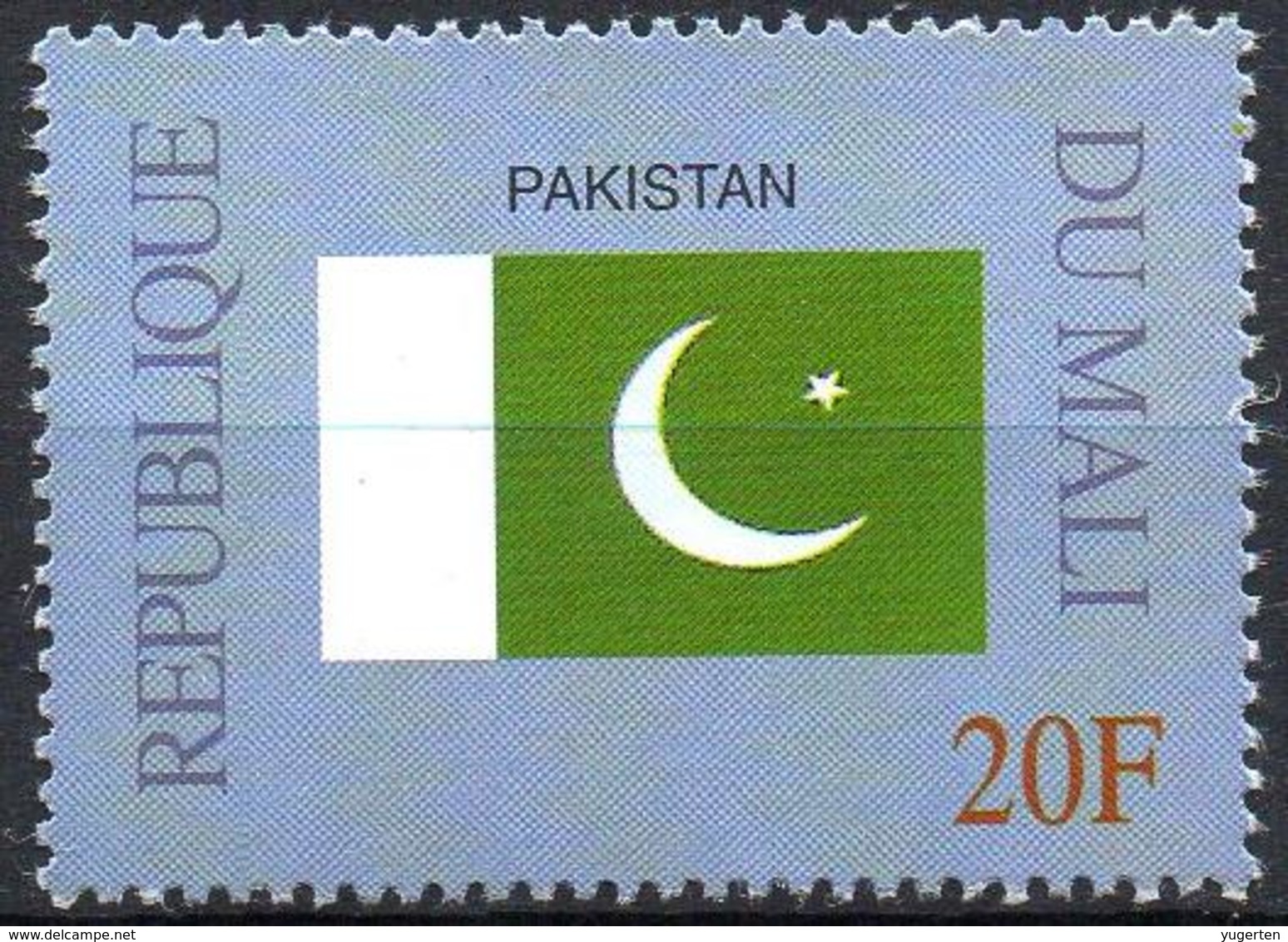 MALI 1999 - 1v - MNH** - Flag Of Pakistan Flags Drapeaux Fahnen Bandiere Banderas флаги - Francobolli