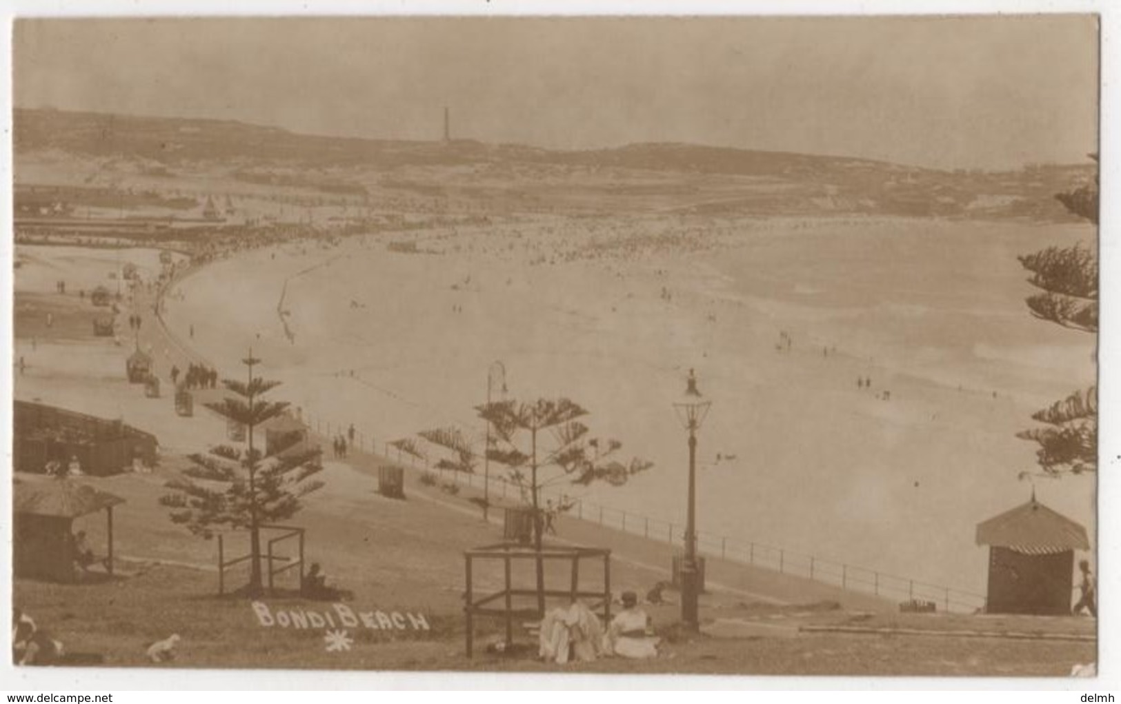 AUSTRALIA Bondi Beach Sydney NSW Real Photo Postcard - Sydney