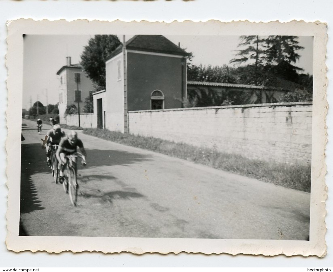 Velo Bike Course Coureur Vitesse Ville Instantané Snapshot Amateur Lot 2 Photos - Personnes Anonymes