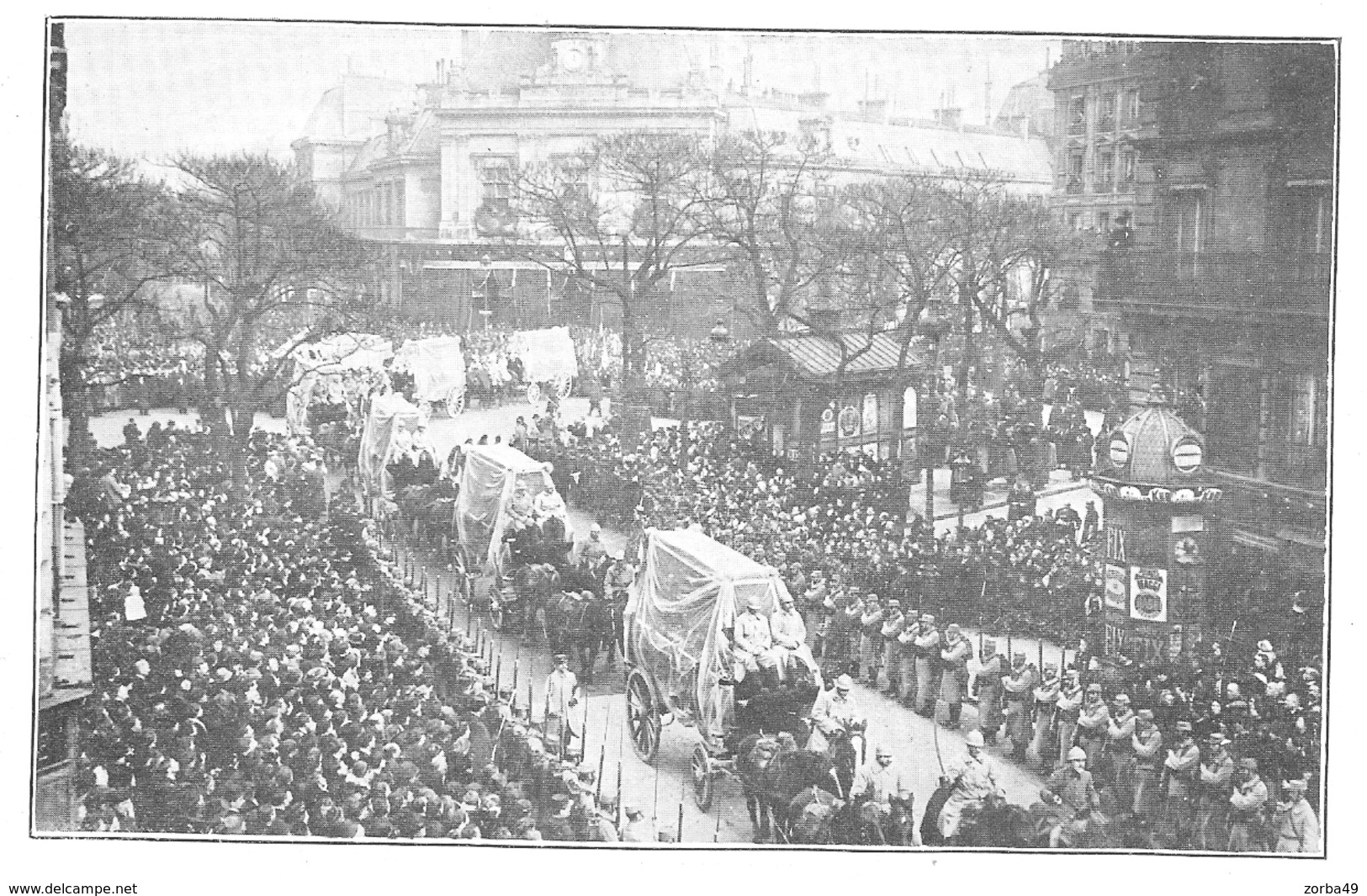 PARIS Obsèques Nationales Des Victimes Des Zeppelins 1916 - Non Classés