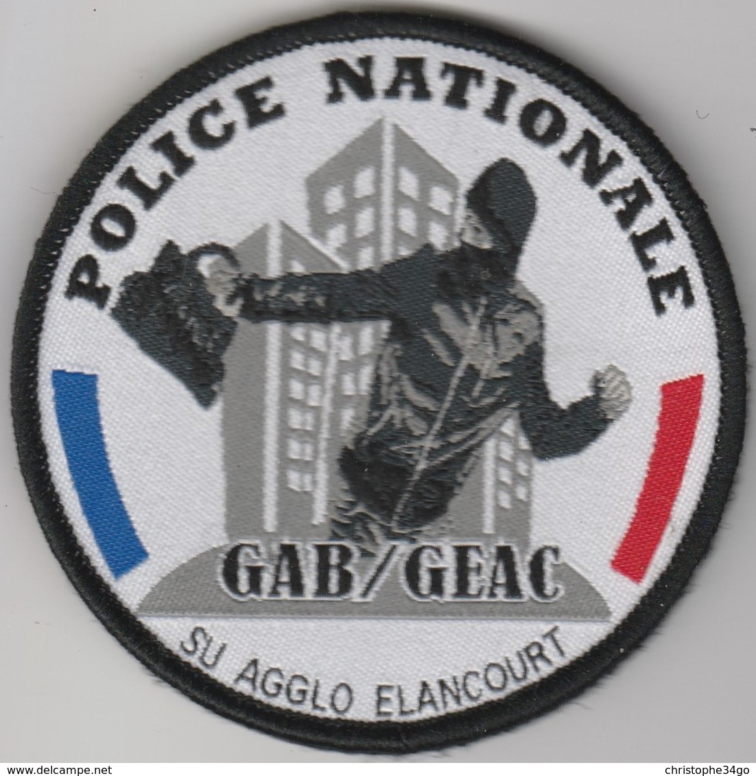 Écusson Police GAB-GEAC Elancourt (78) - Police & Gendarmerie