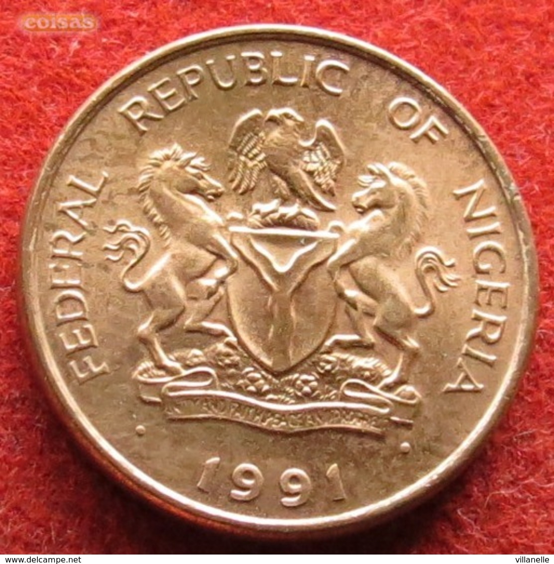 Nigeria 1 Kobo 1991 KM# 8.2a - Nigeria