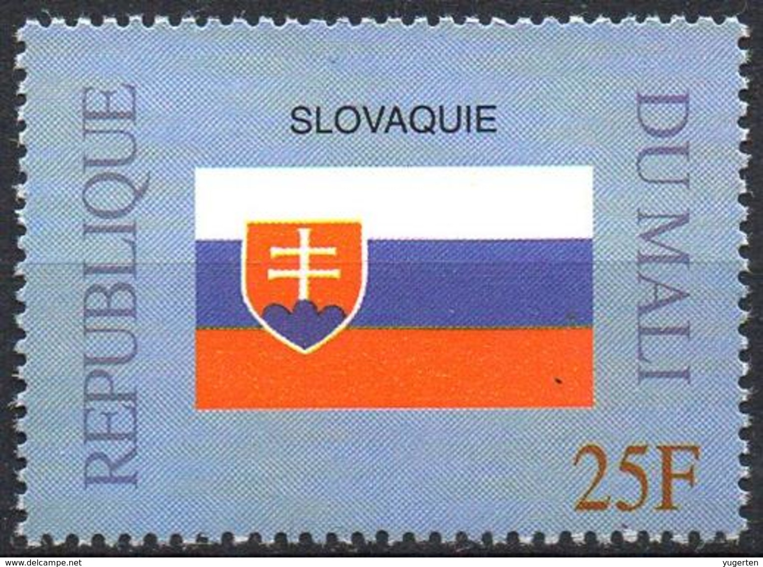 MALI 1999 - 1v - MNH** - Flag Of Slovakia Slowakei Flags Drapeaux Fahnen Bandiere Banderas флаги - Timbres