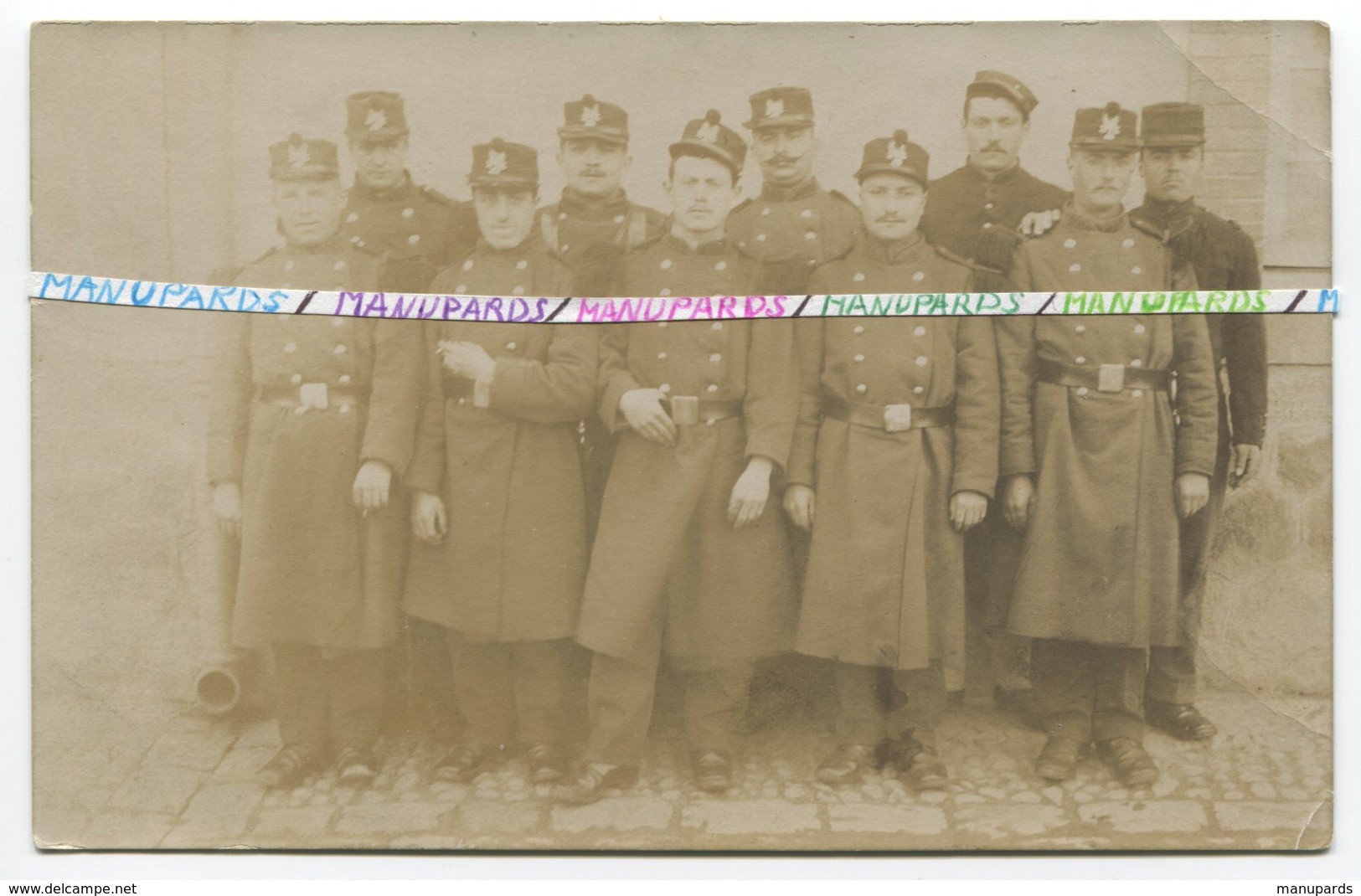 1908 / CARTE PHOTO / 105e RI ( RIOM ) / 105e REGIMENT D'INFANTERIE - Guerre, Militaire