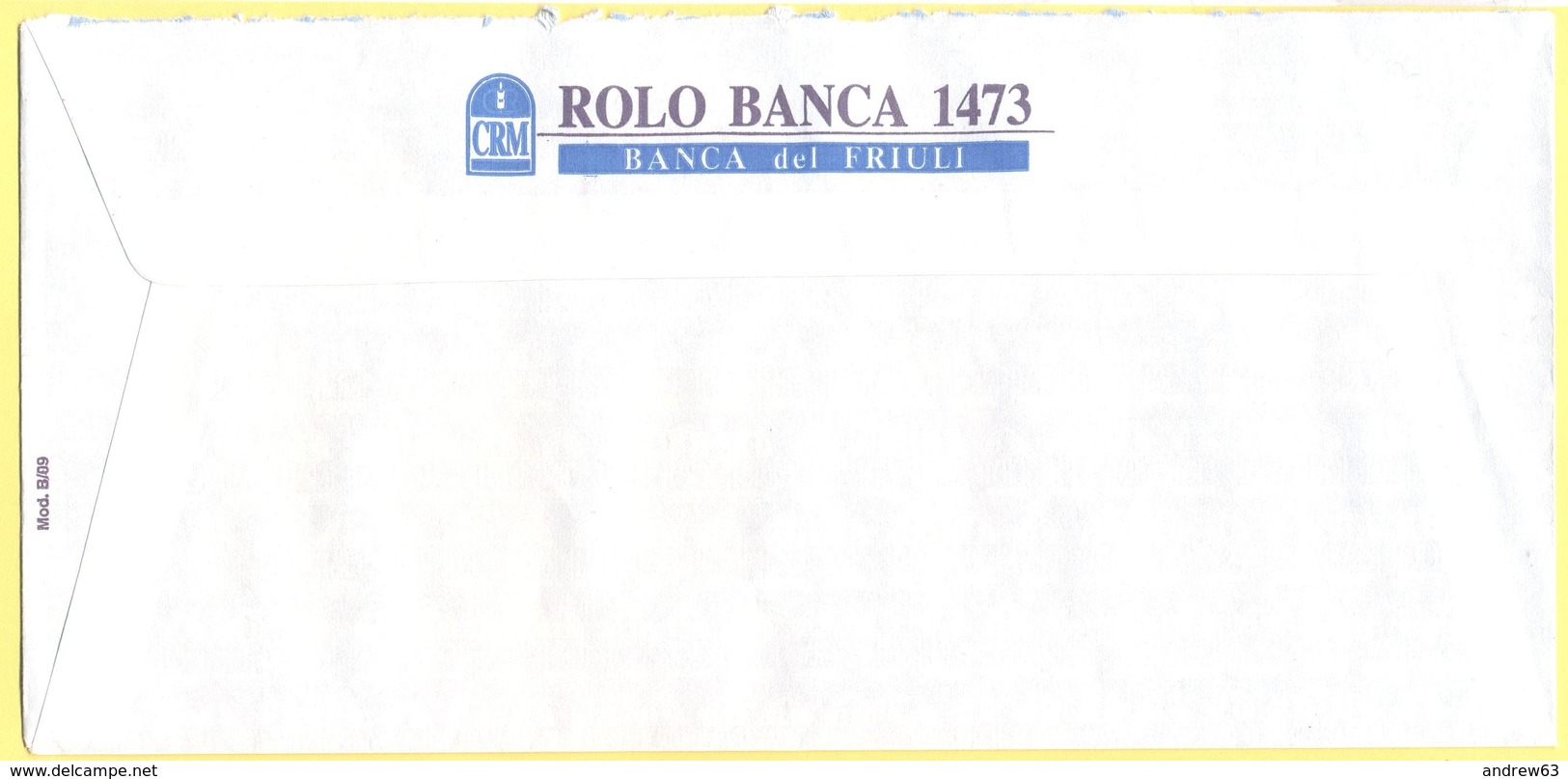 ITALIA - ITALY - ITALIE - 2002 - 00,41€ EMA, Red Cancel - Rolo Banca 1473 - Viaggiata Da Bologna - Macchine Per Obliterare (EMA)