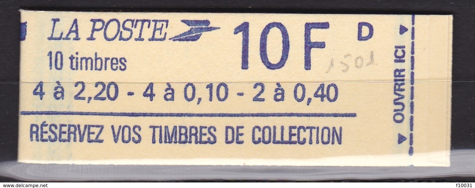 FRANCE Carnet 10 Timbres Réservez Vos Timbres N° 1501** - Autres & Non Classés