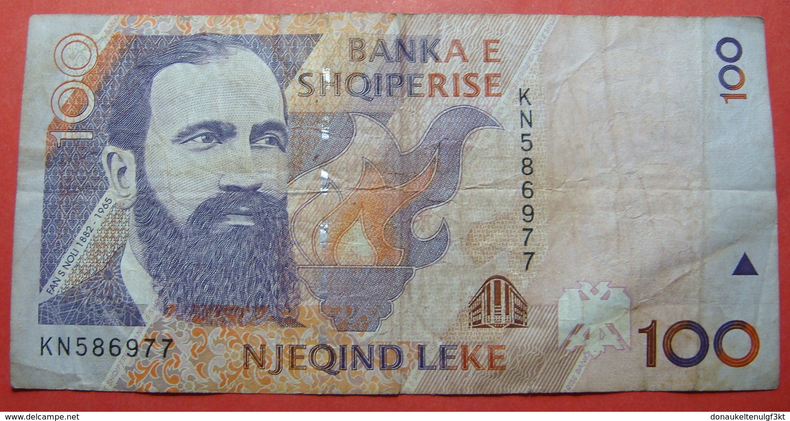 ALBANIA 100 LEKE 1996 KN 586977 - Albanie