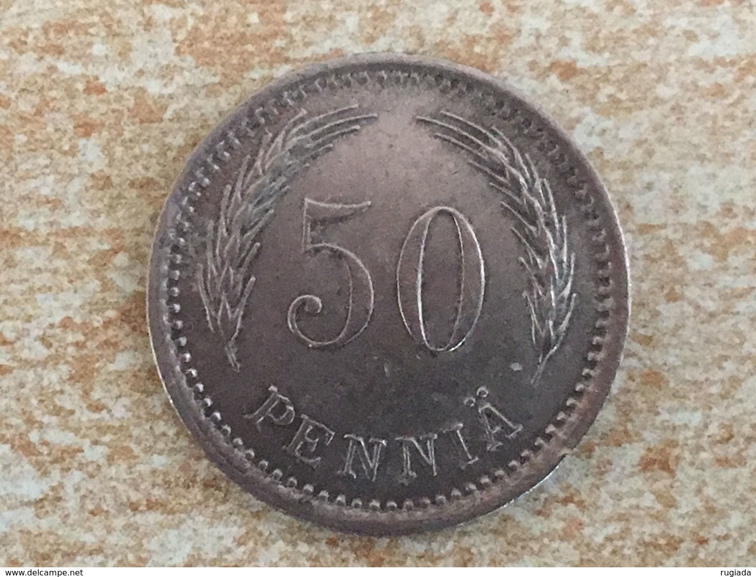 1921 Finland 50 Pennia Coin - Finland