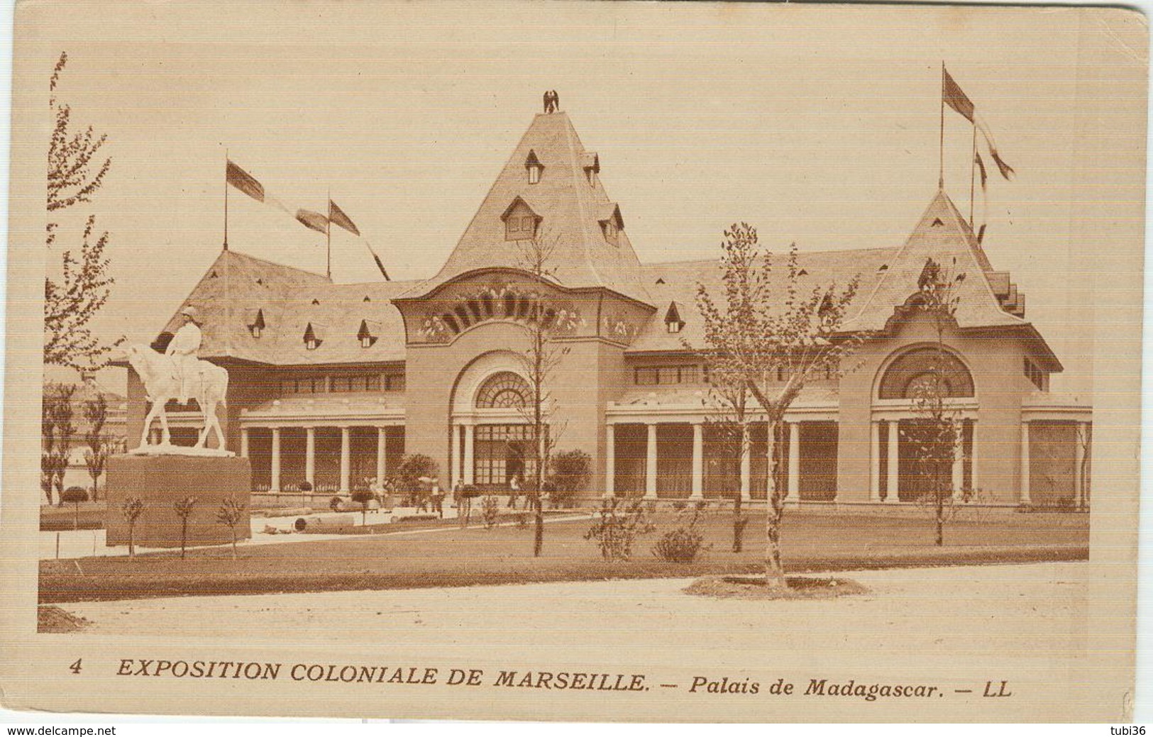 Marseille, Exposition Coloniale 1922, Palais De Madagascar,N/V - Tentoonstellingen