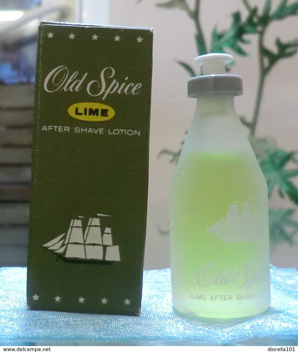 OLD SPICE LIME - AFTER SHAVE 7 ML De SHULTON - Miniatures Femmes (avec Boite)