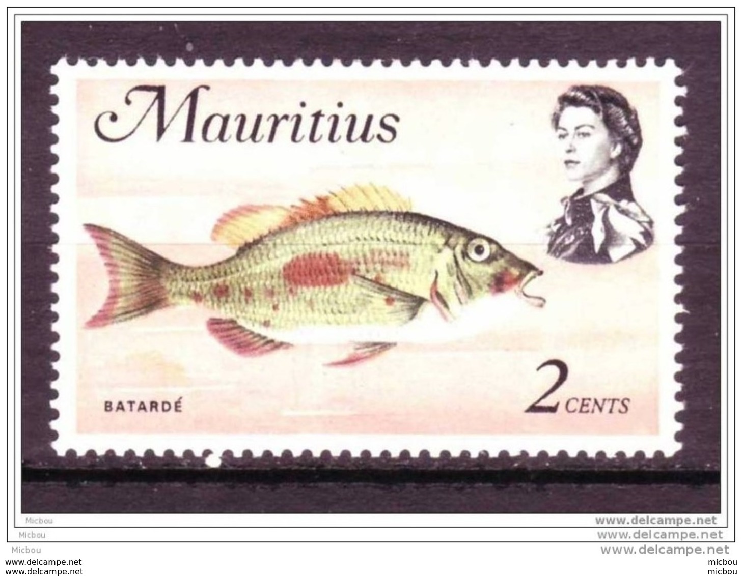 Mauritius, Poisson, Fish, Maurice, Élizabeth II - Poissons