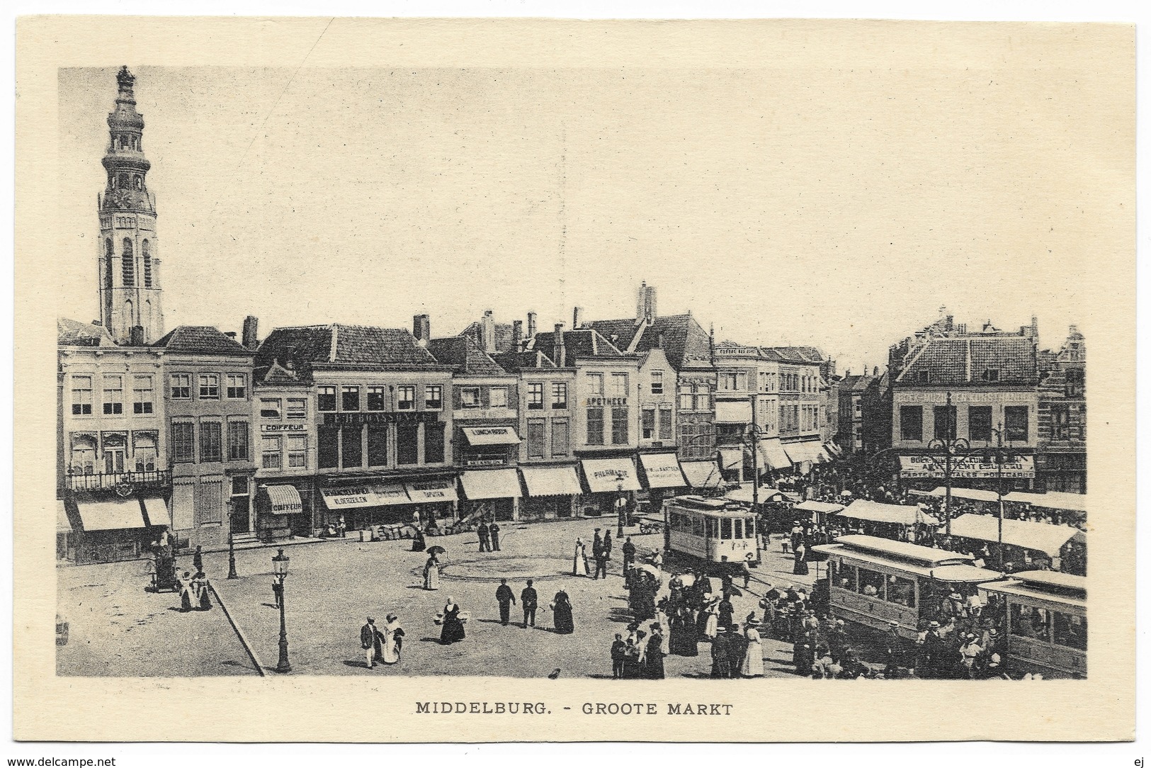 Middelburg Groot Markt - Unused - F B Den Boer - Middelburg