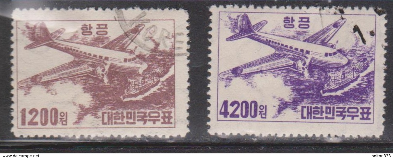 KOREA Scott # C6, C8 Used - Korea, South