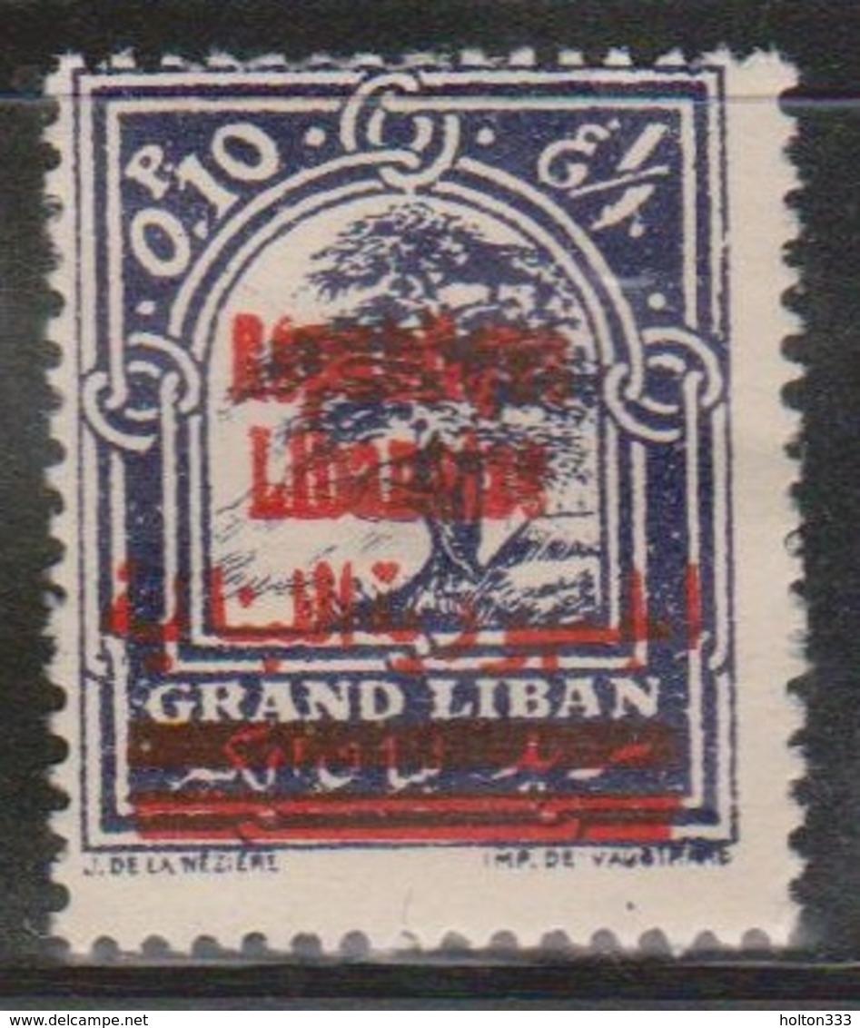 LEBANON Scott # 86 MH - With Overprint - Libanon