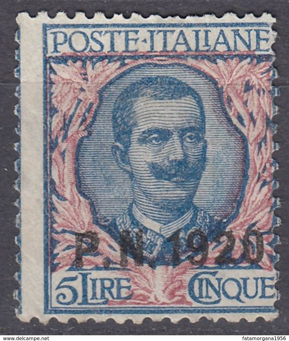 ITALIA - 1920 - Francobollo Nuovo Senza Gomma Yvert 74 Con Sovrastampa Prestito Nazionale (P.N.) 1920. - Altri & Non Classificati