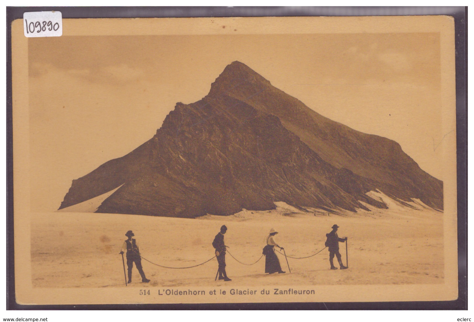 DISTRICT D'AIGLE - ALPINISME SUR LE GLACIER DE ZANFLEURON - TB - Aigle