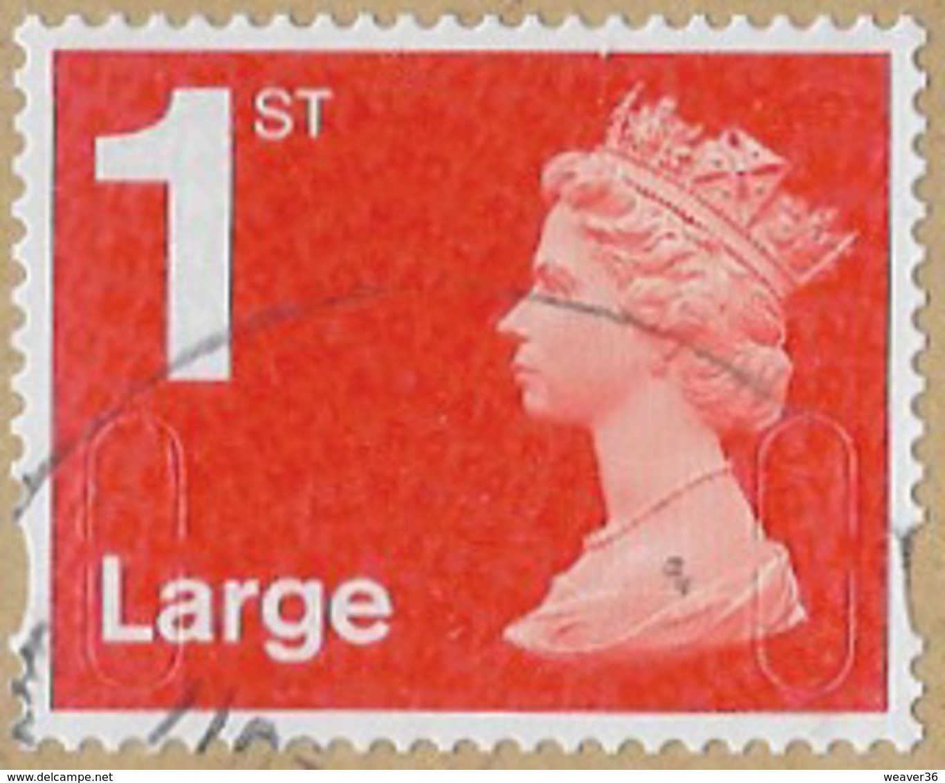 GB SG U2974 2016 Machin 1st Large Red M16L MAIL Good/fine Used [39/31961/ND] - Machins