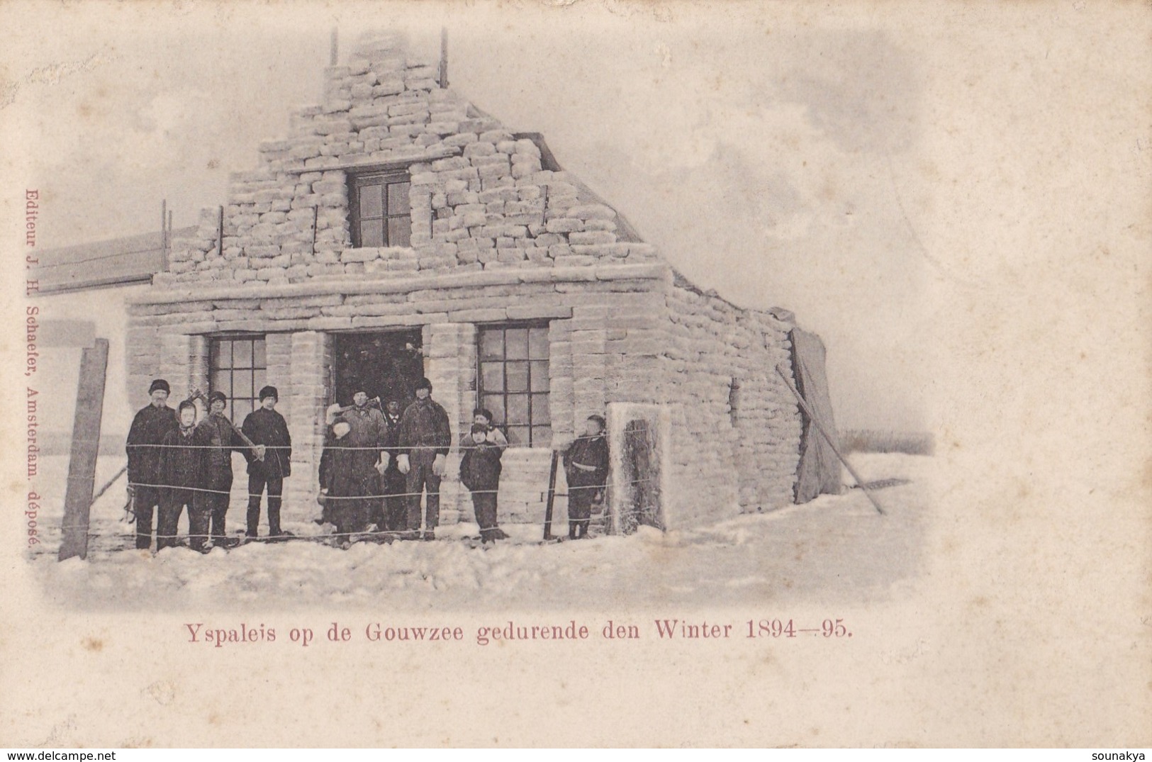 YSPALEIS OP De GOUWZEE Gedurende Den WINTER  // 1894 -95 - Autres & Non Classés