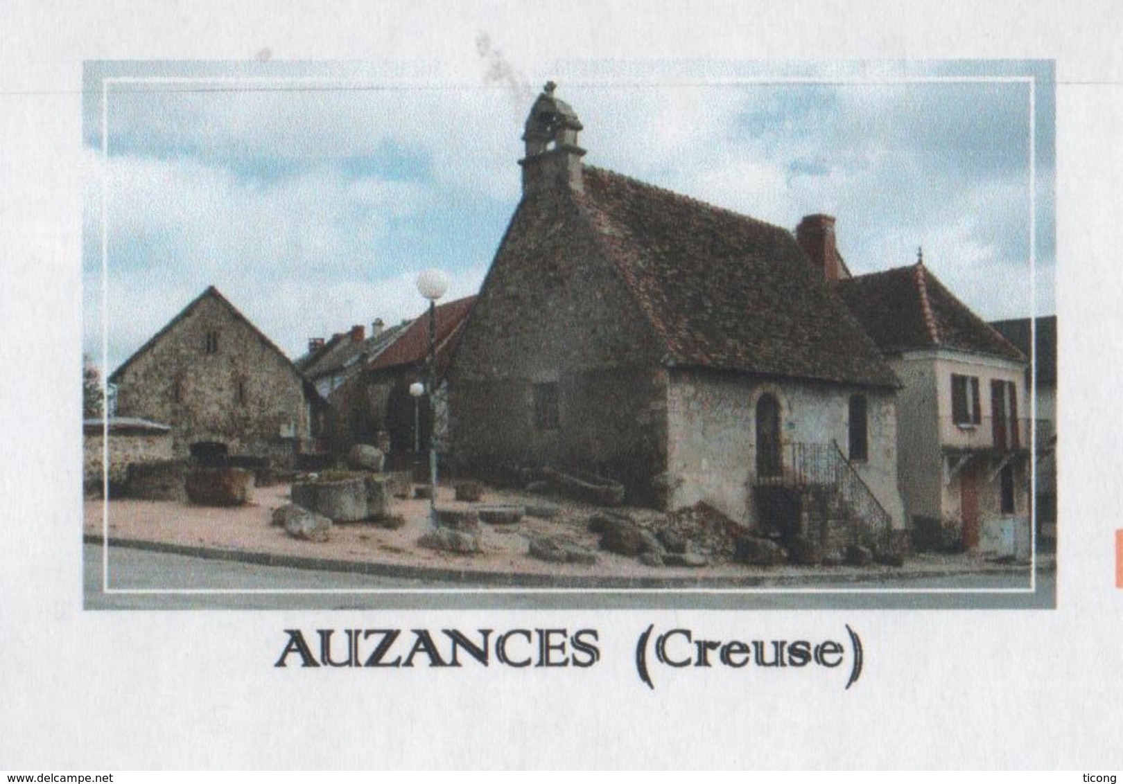 AUZANCES 23 CREUSE - VUE DU VILLAGE, FLAMME DU VILLAGE 2010 - PAP ENTIER POSTAL, VOIR LES SCANNERS - Autres & Non Classés