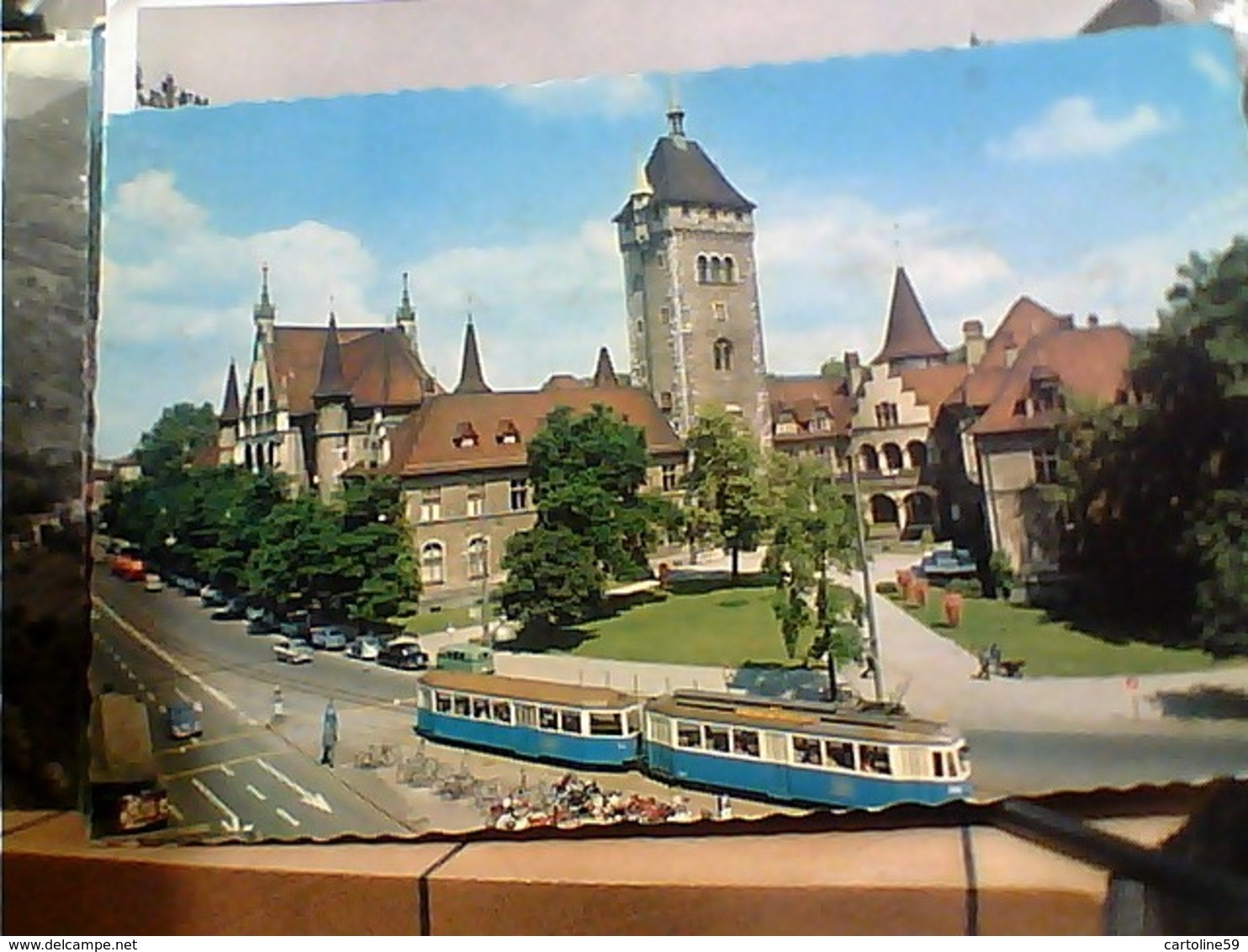 SUISSE SVIZZERA SWITZERLAND -SCHWEIZ  ZURICH  LANDMUSEUM TRAM VB19620 HA8027 - Zürich