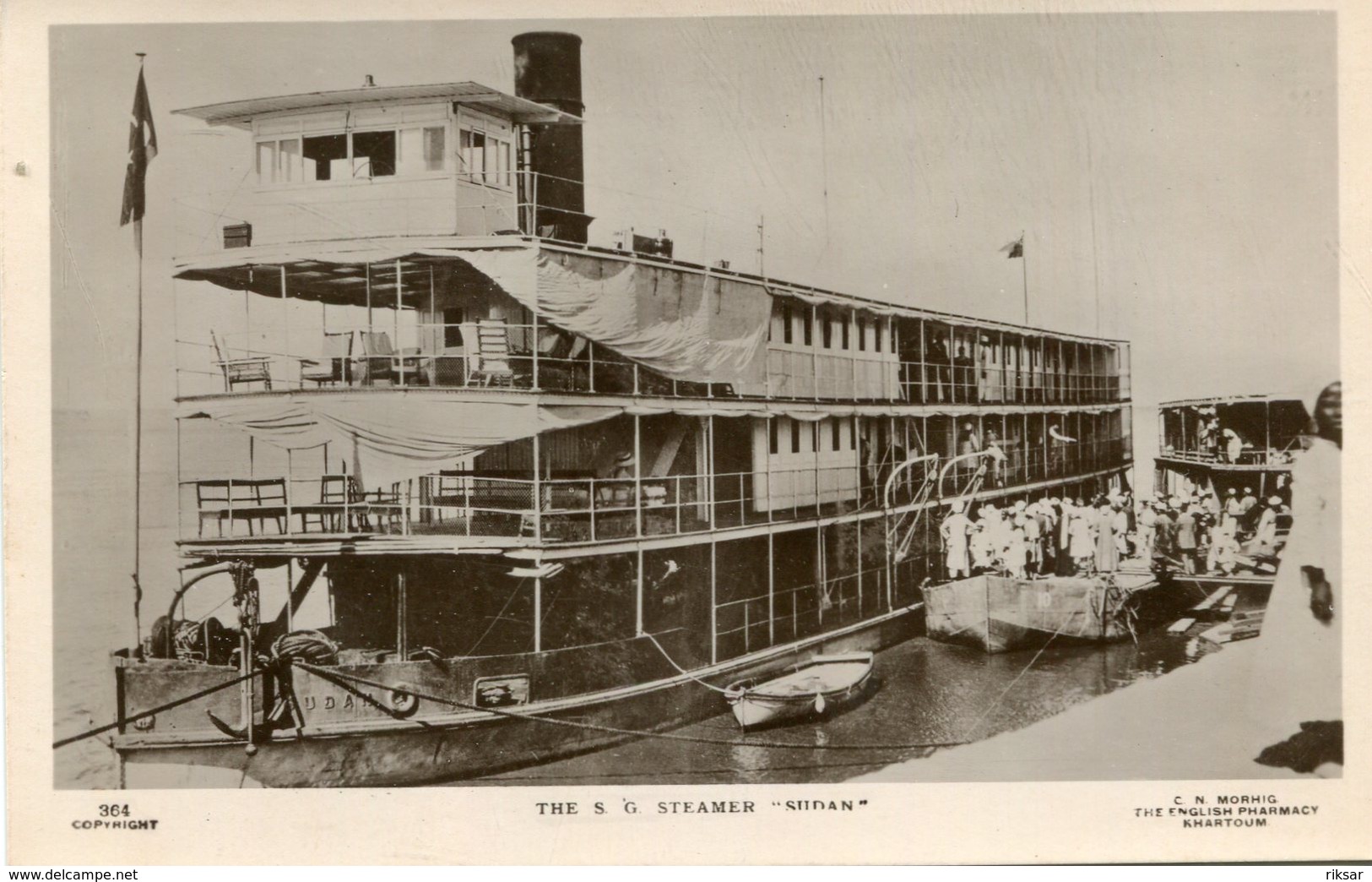 SOUDAN(BATEAU STEAMER SUDAN) - Soudan